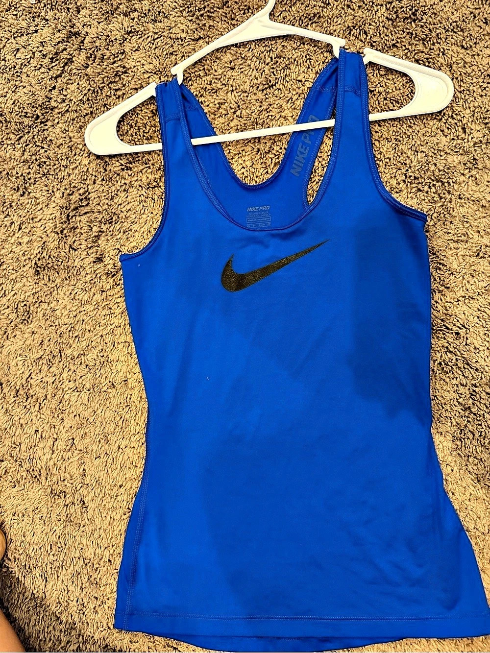 Nike Pro Dri-FIT Tank Top Blue XS